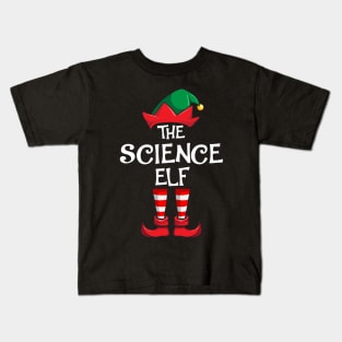 Science Elf Matching Family Christmas Kids T-Shirt